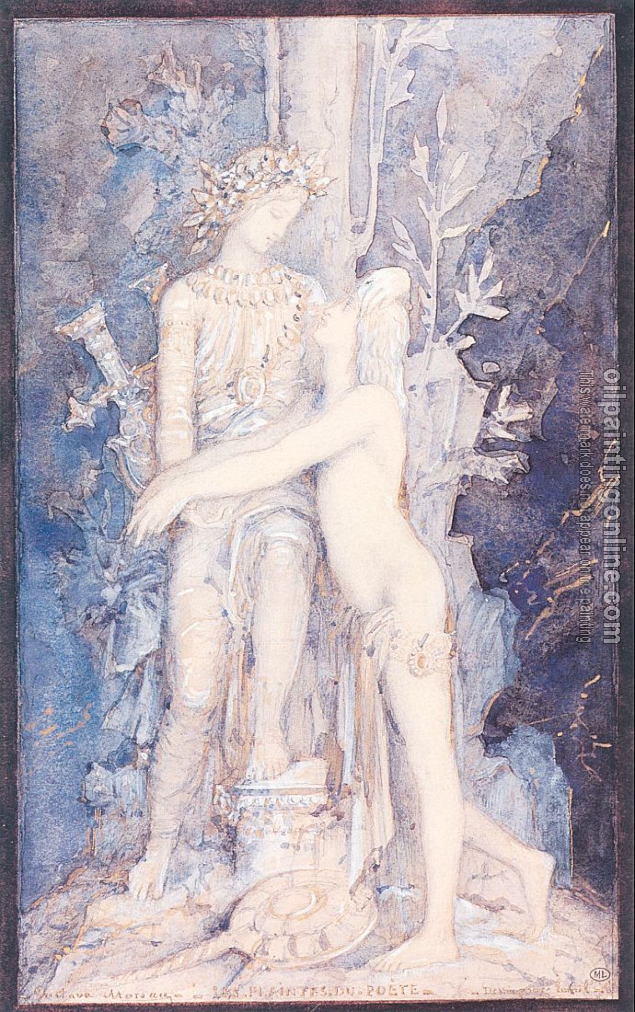 Moreau, Gustave - Les plaintes du poete